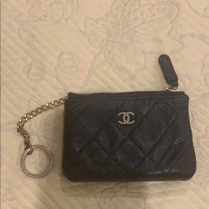 Chanel keychain wallet